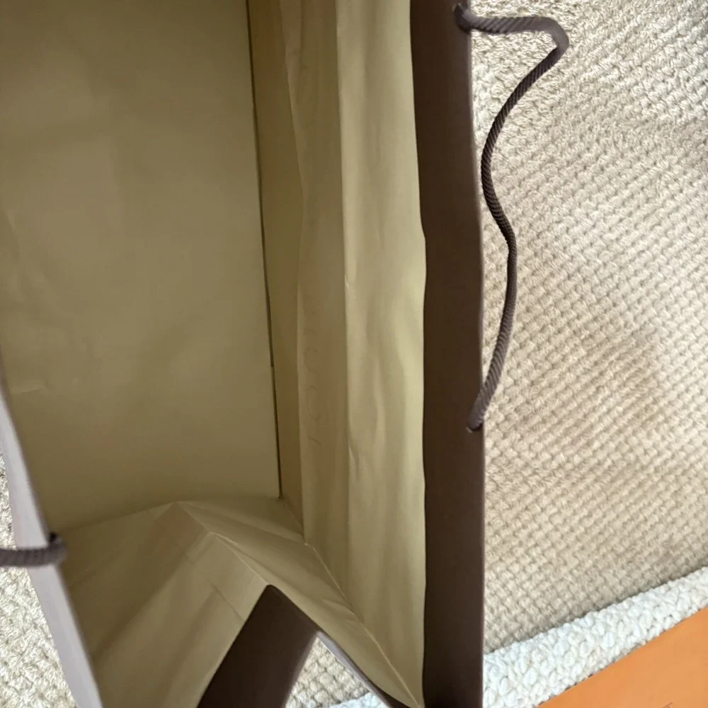 Louis Vuitton Paper Shopping/Gift Bag Classic Brown 19x16x9